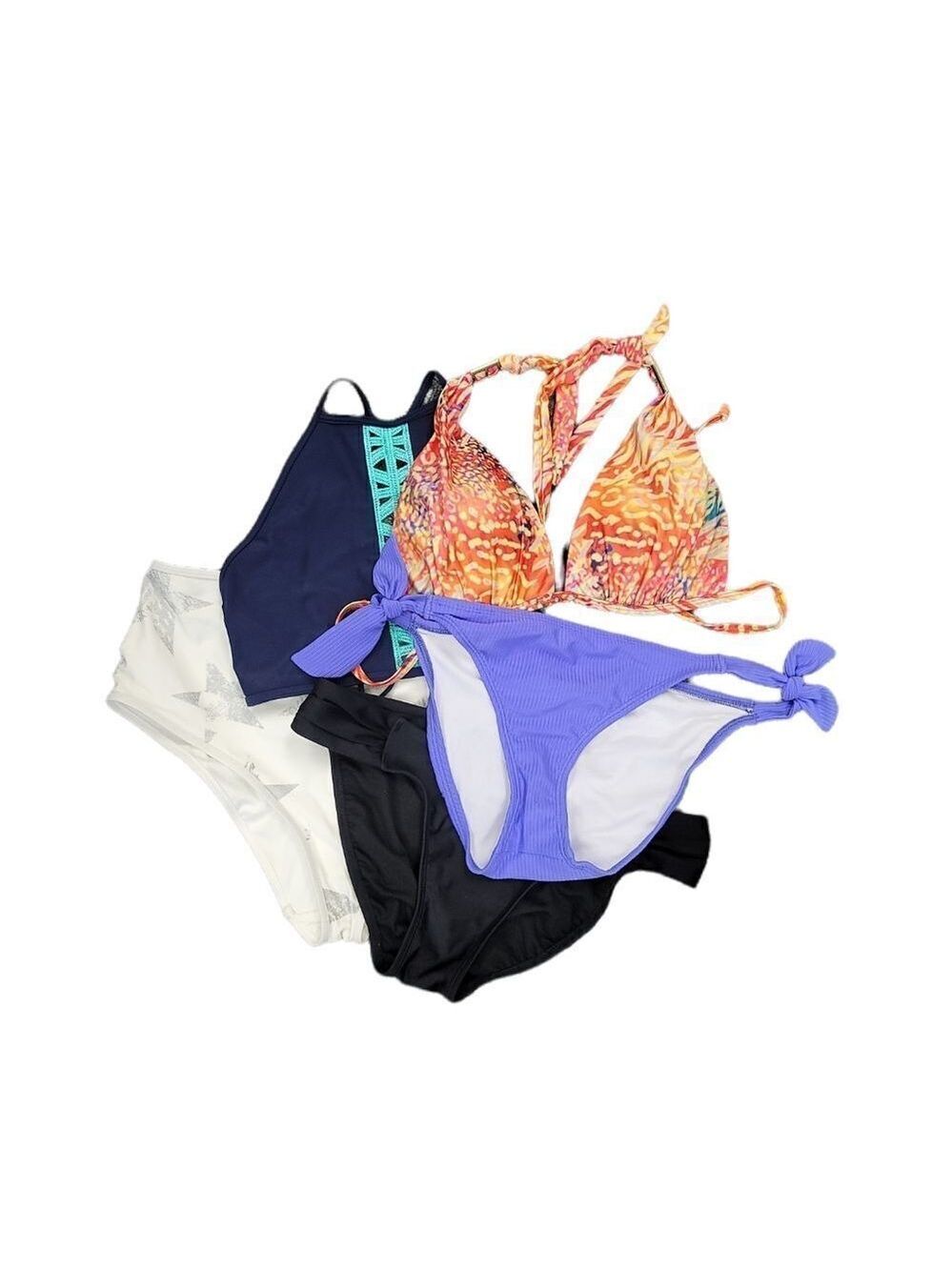 Aerie 5 Piece Swim Bundle M Bikini Tops & Bottoms Mixed Condition